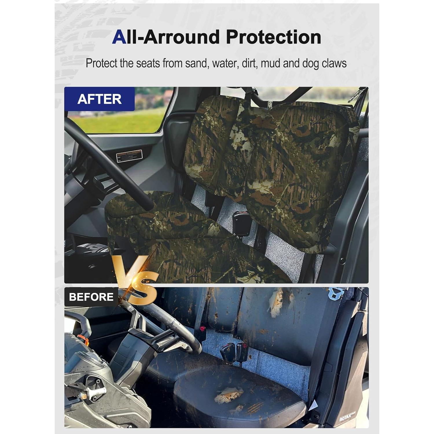 Funda de Asiento UTV ZIDIYORUO Camo para Can Am Defender 2016-2025
