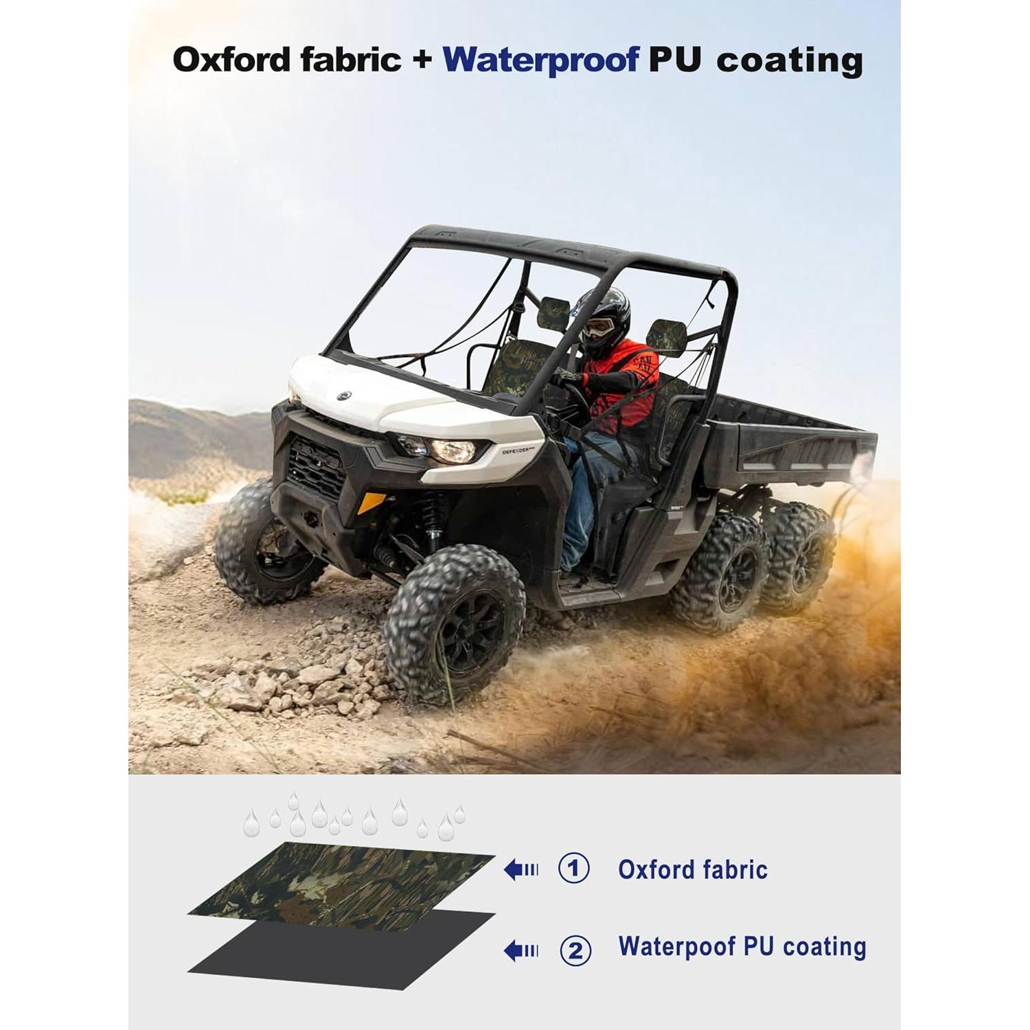 Funda de Asiento UTV ZIDIYORUO Camo para Can Am Defender 2016-2025