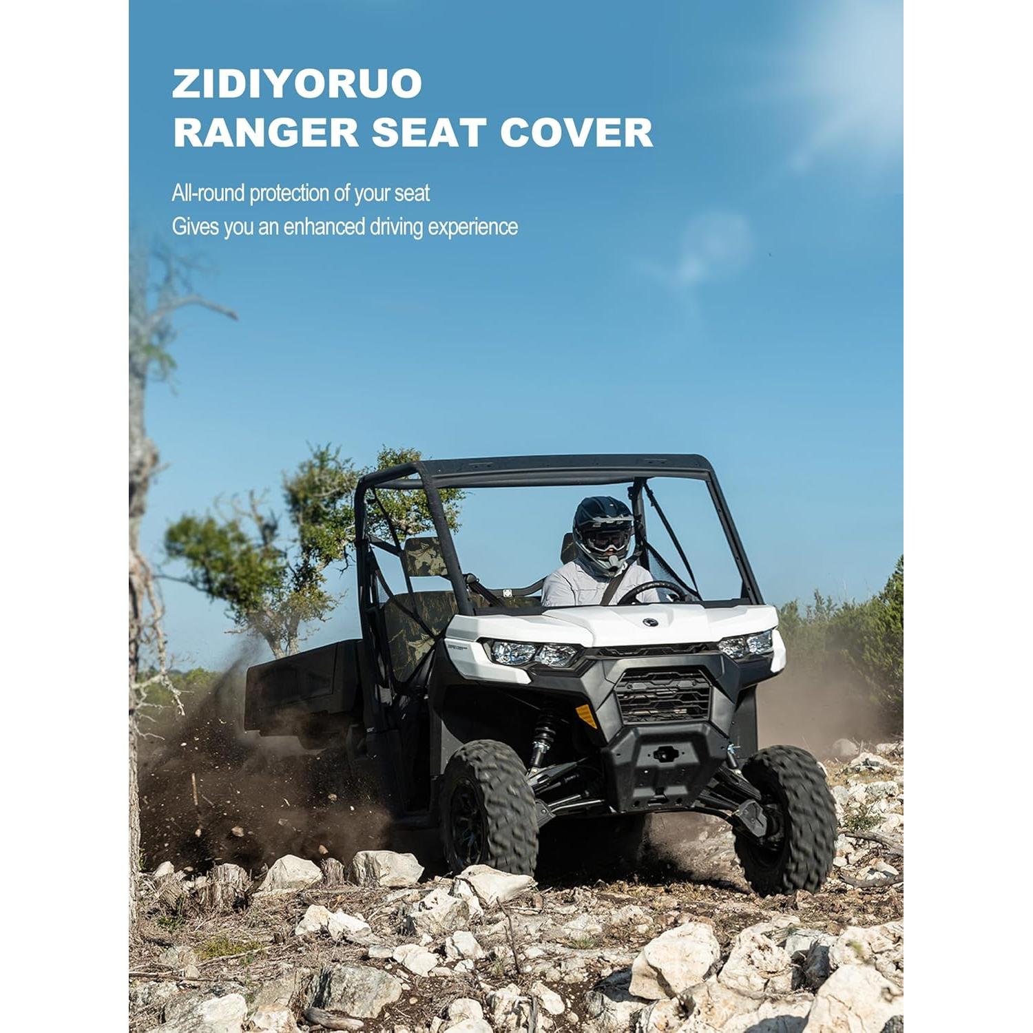 Funda de Asiento UTV ZIDIYORUO Camo para Can Am Defender 2016-2025