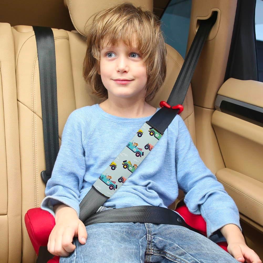 BAOZOON Fundas de Cinturón de Seguridad Neopreno 4 Pcs Niños