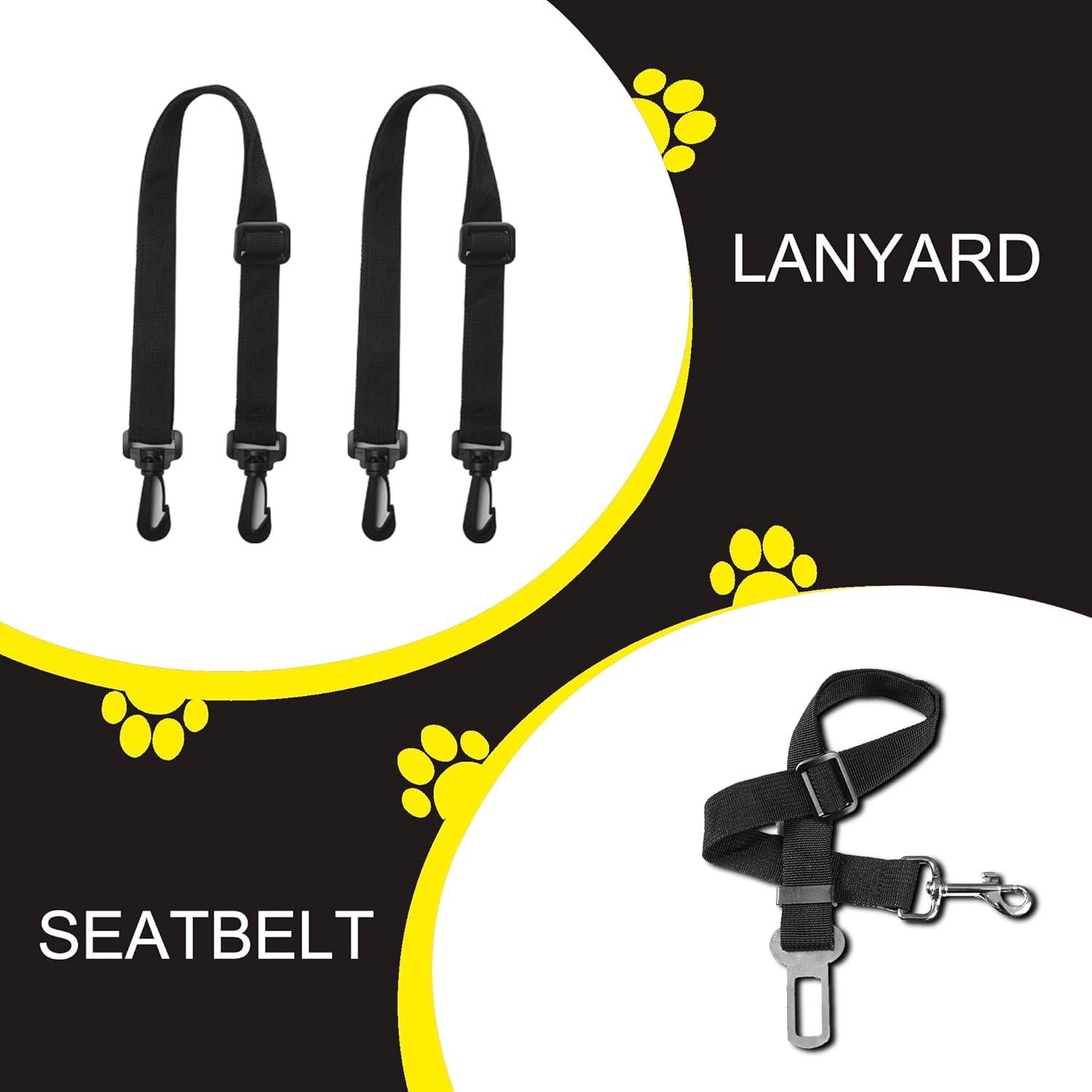 Cubierta de Asiento para Perros Femuar Negra Impermeable 137x147cm