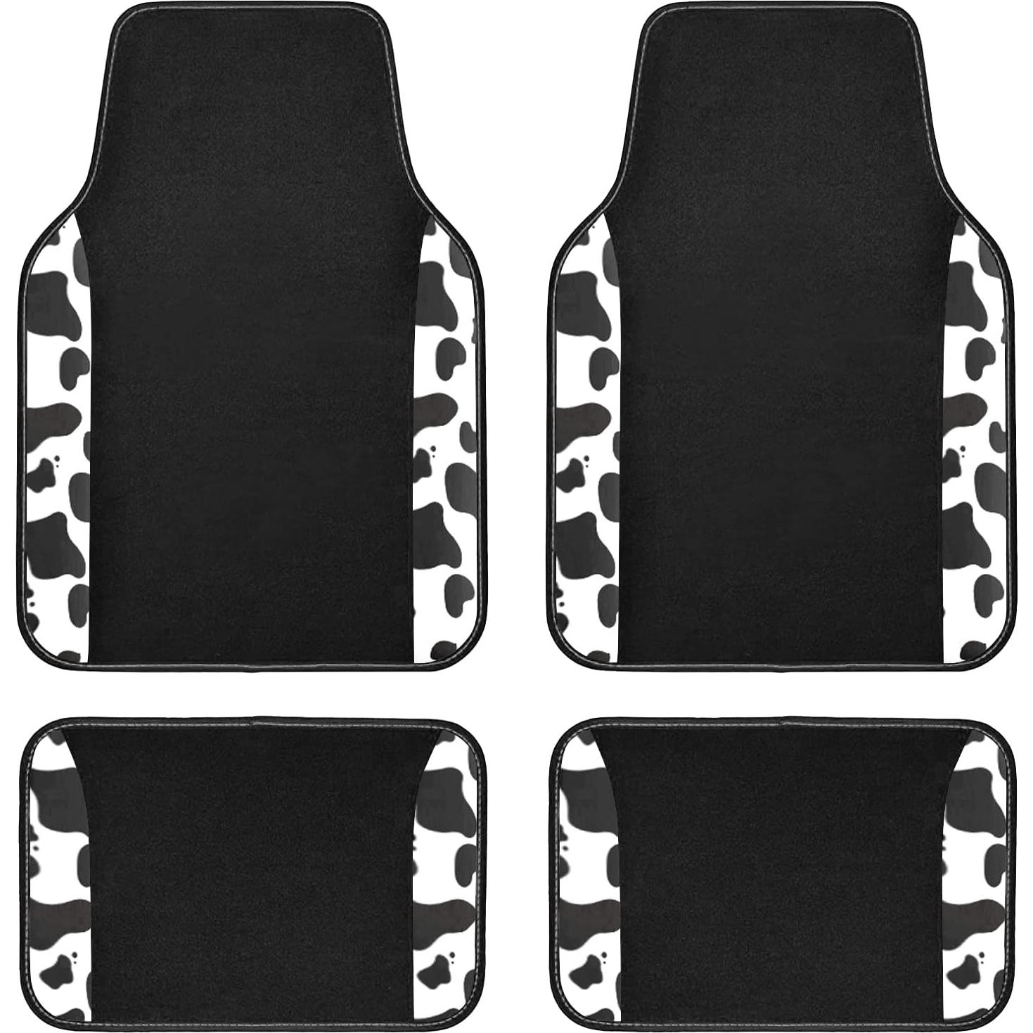 Cubiertas de Asientos de Coche Flying Banner Juego Completo Negro