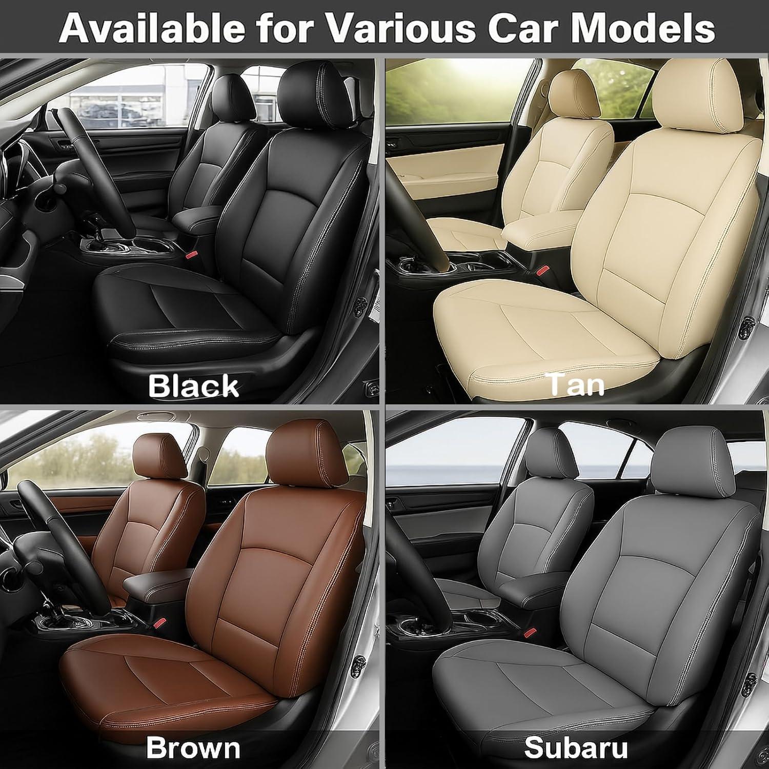 Funda de Asiento de Cuero Sintético Beige Subaru Outback 2015-2017