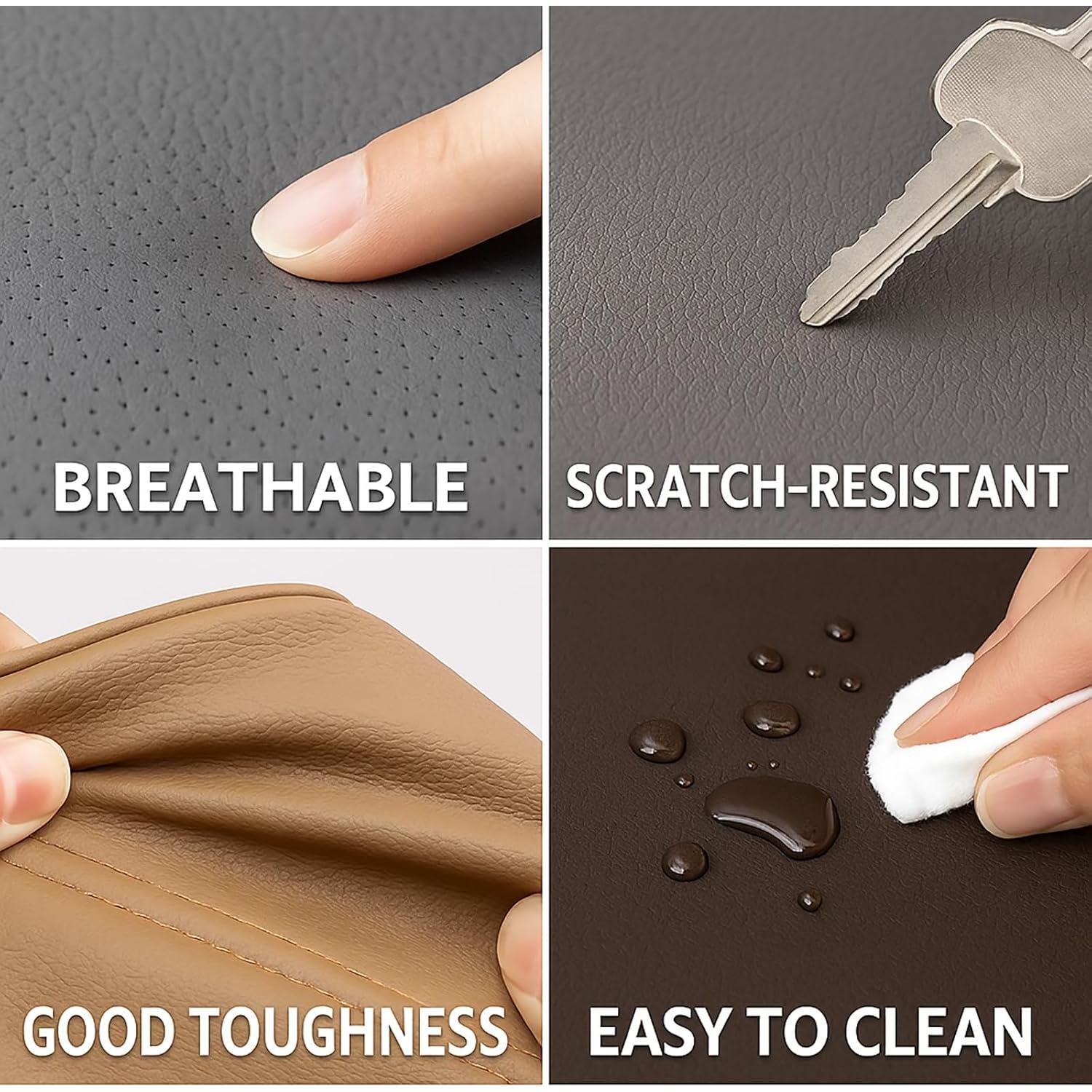 Funda de Asiento de Cuero Sintético Beige Subaru Outback 2015-2017