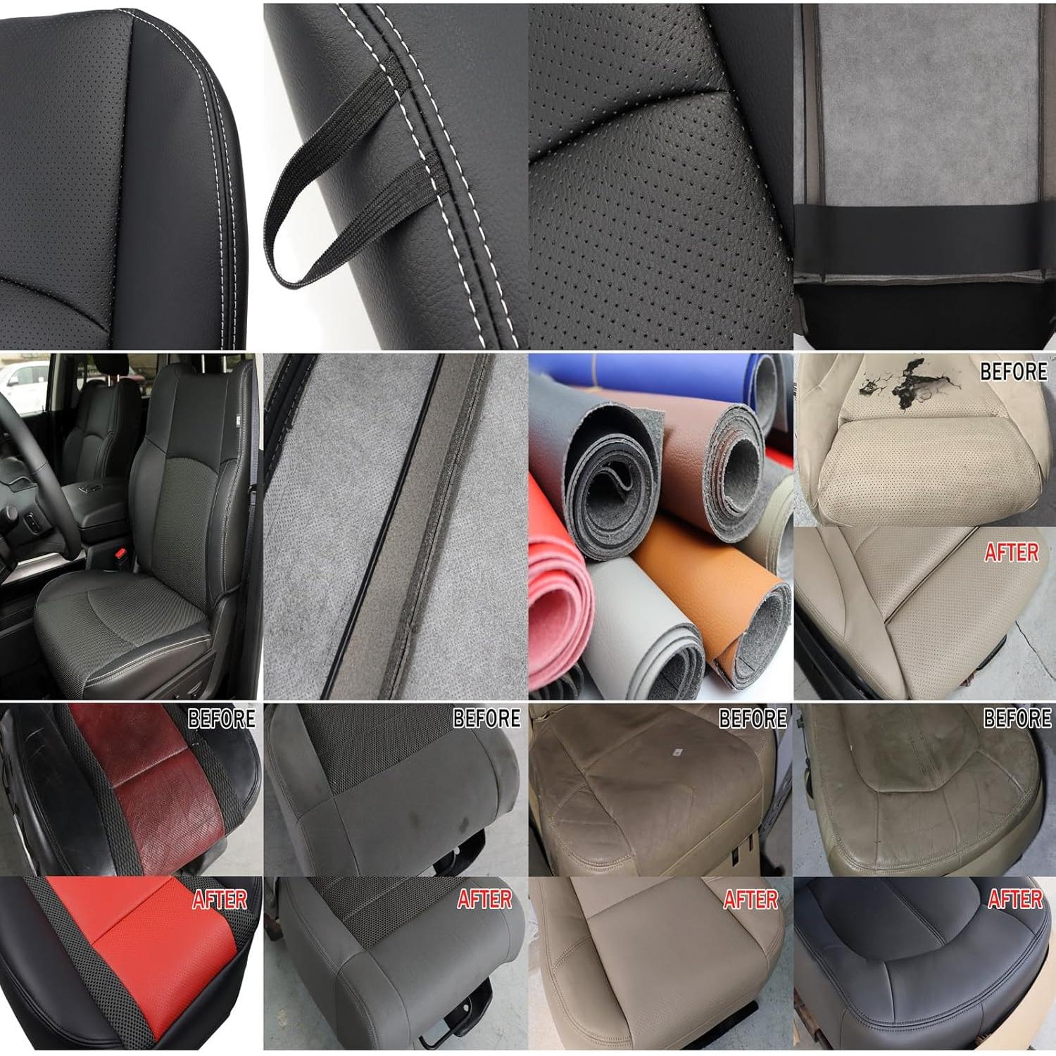 Funda de Asiento de Cuero Sintético Beige Subaru Outback 2015-2017