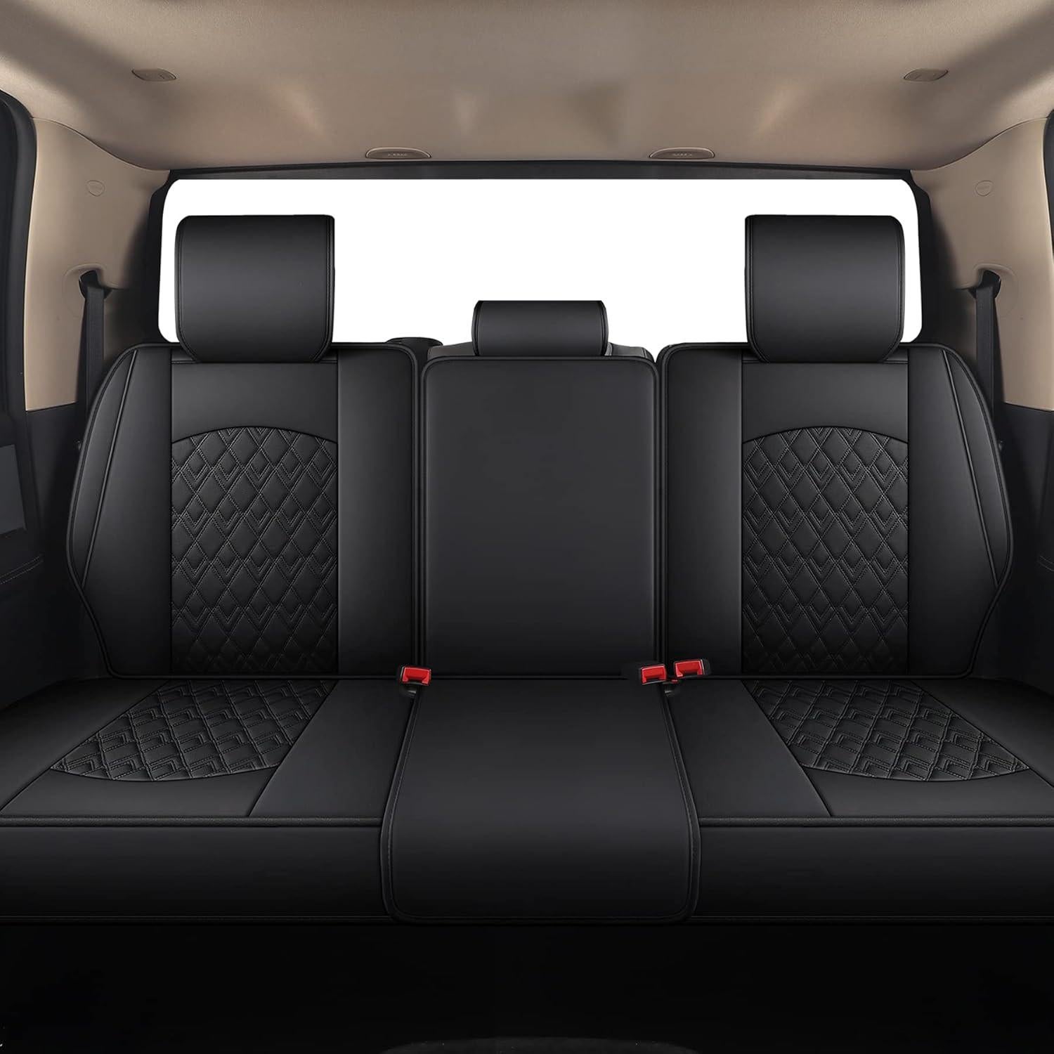 Funda de Asiento de Coche JOJOBAY para Dodge Ram 2009-2025, 5 PCS, Negro