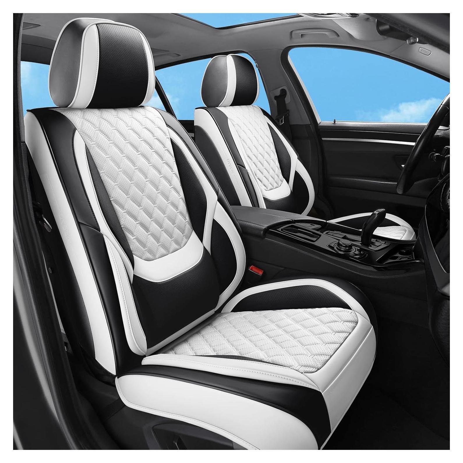 Cubiertas de Asiento de Coche Sxikin SK Cover Universal Negro Blanco