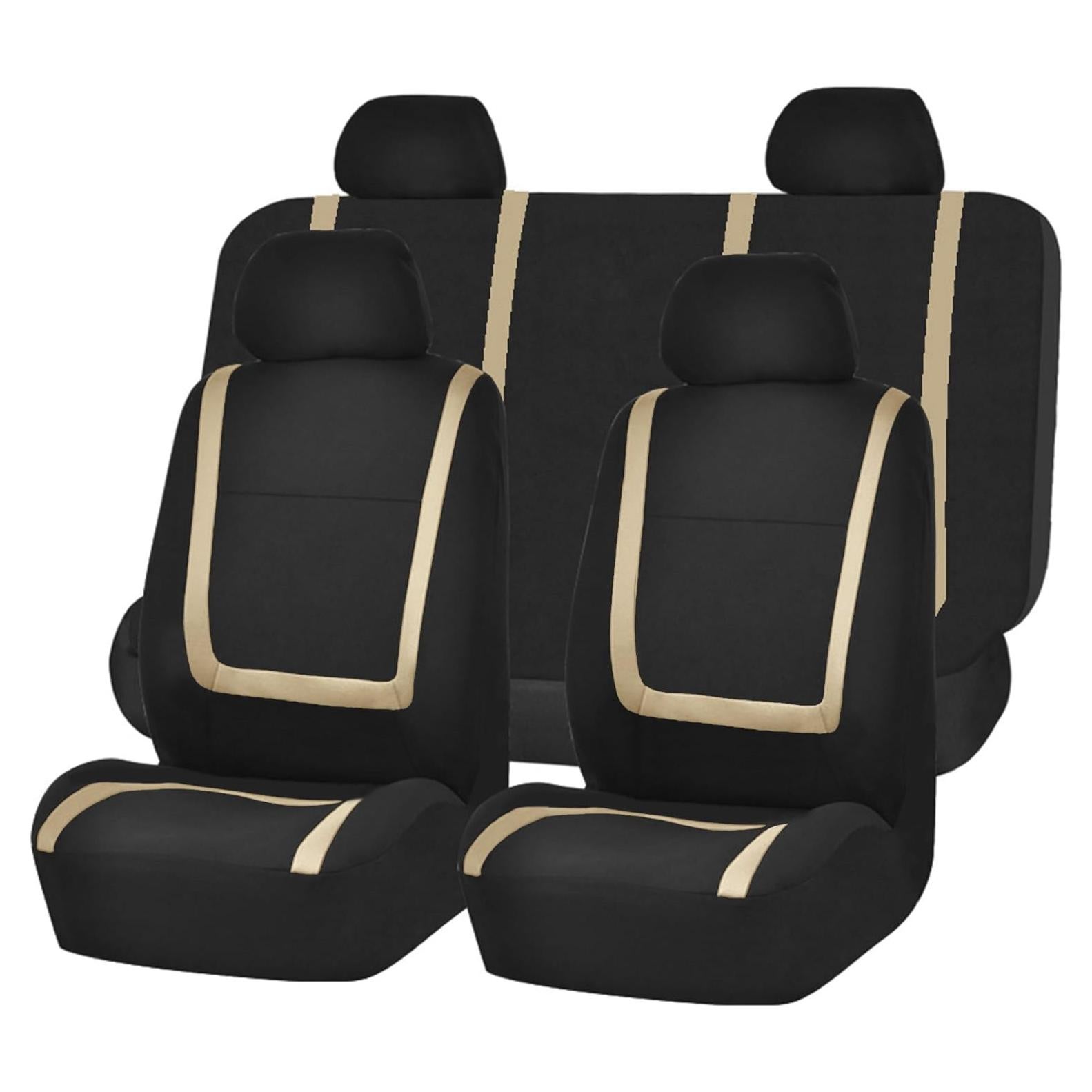 Fundas de Asiento de Coche FH Group Beige Ajuste Universal