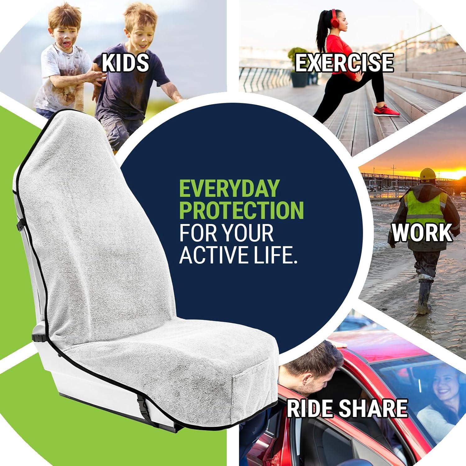 Cubierta de Asiento de Toalla Impermeable Season Guard - 2 Piezas