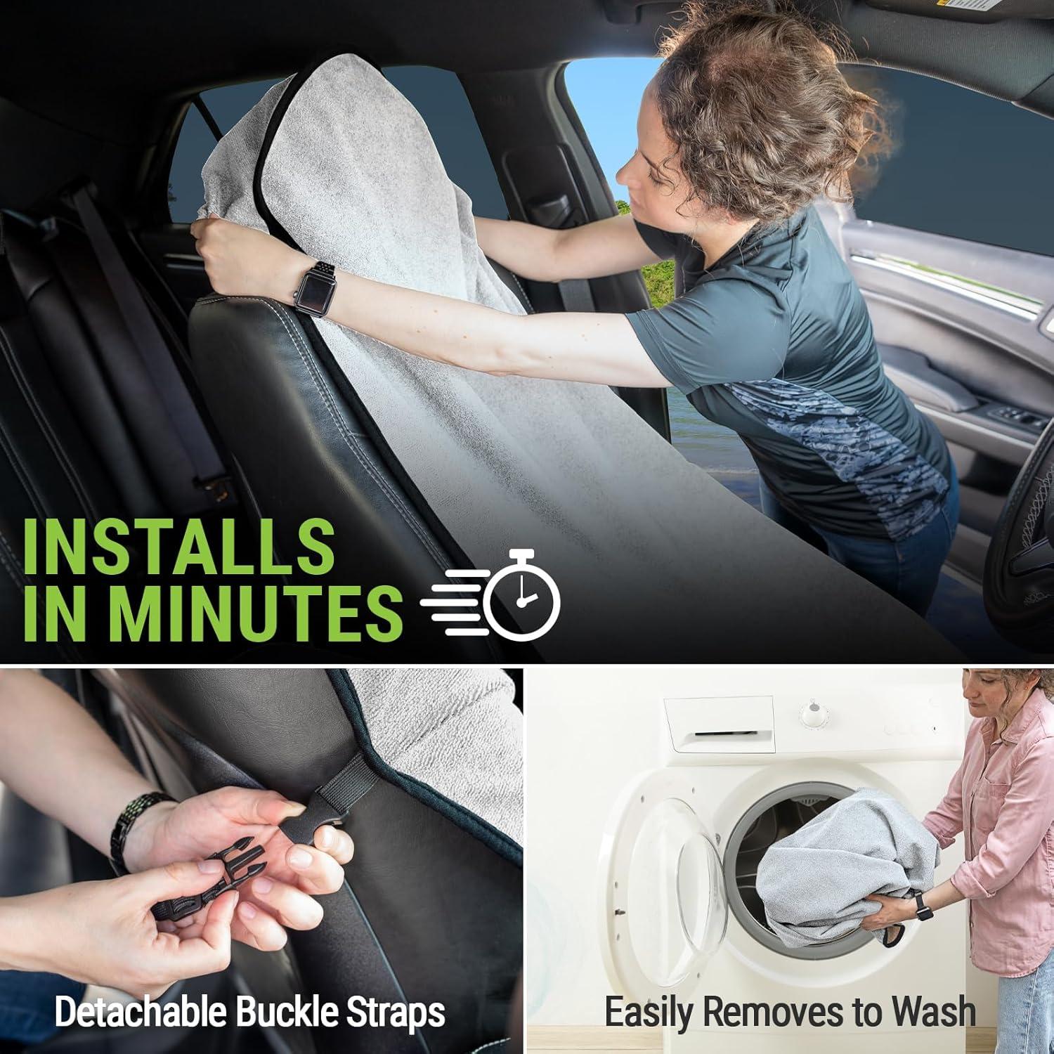 Cubierta de Asiento de Toalla Impermeable Season Guard - 2 Piezas