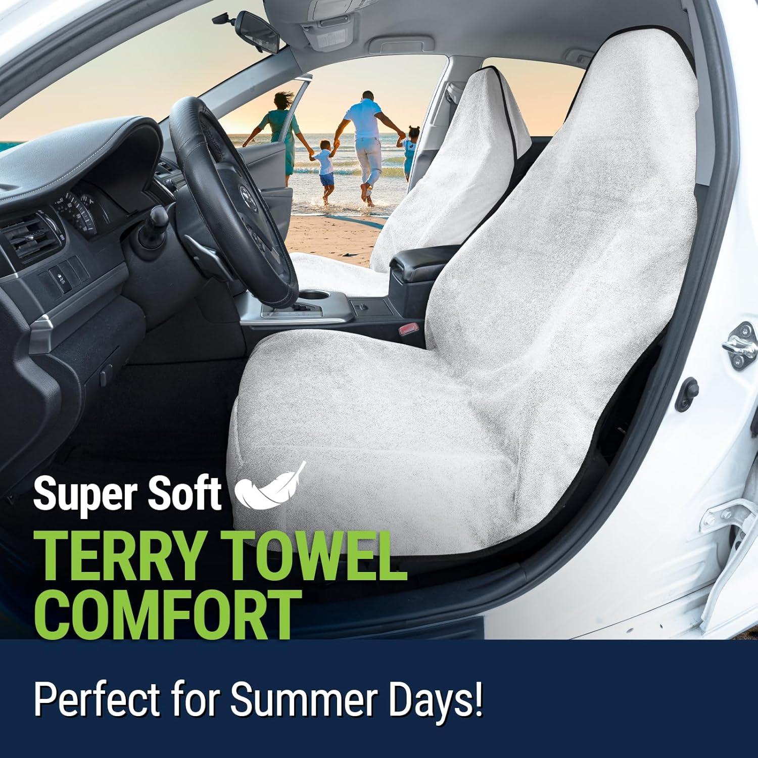 Cubierta de Asiento de Toalla Impermeable Season Guard - 2 Piezas