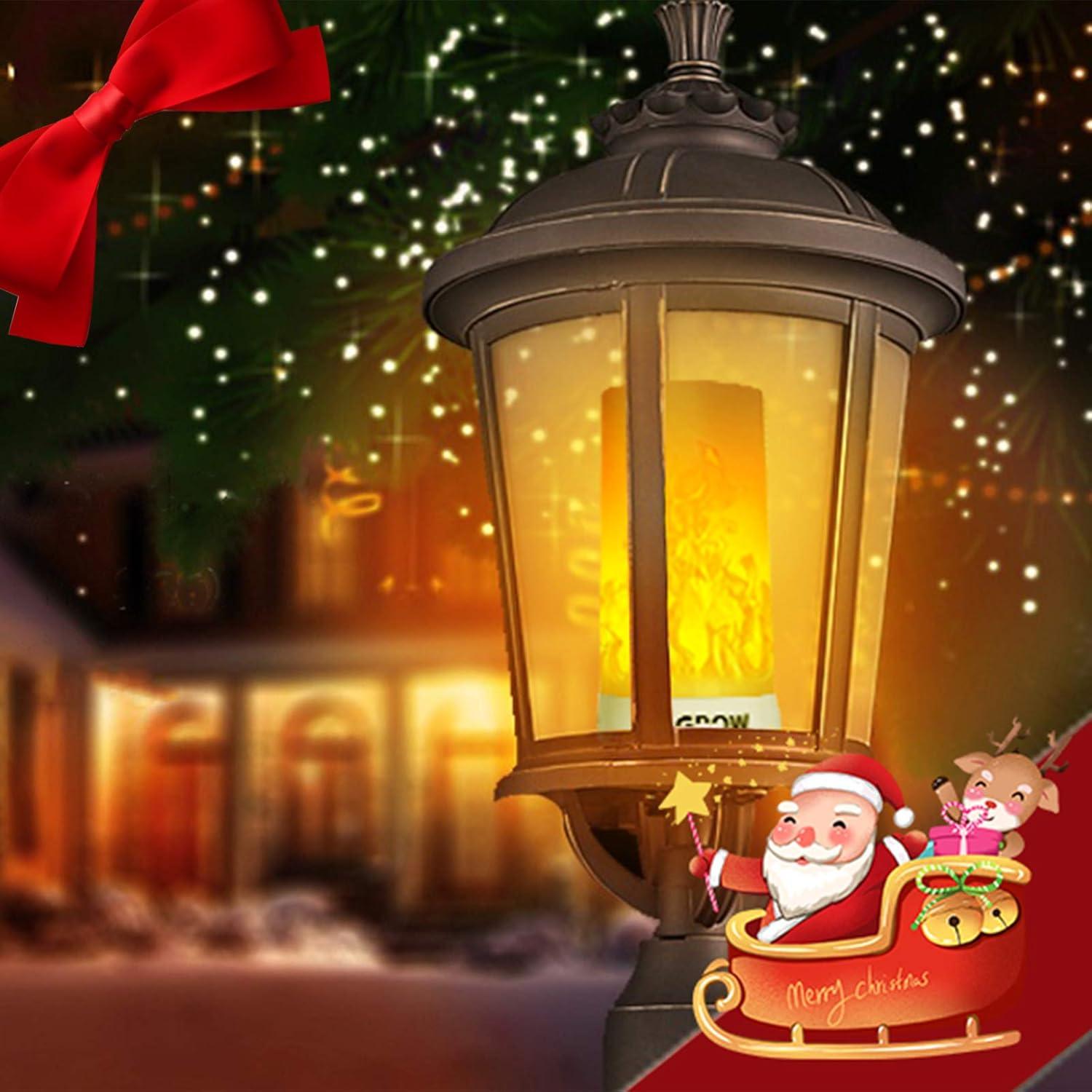 Lámpara LED Efecto Llama PDGROW 4 Modos Recargable USB