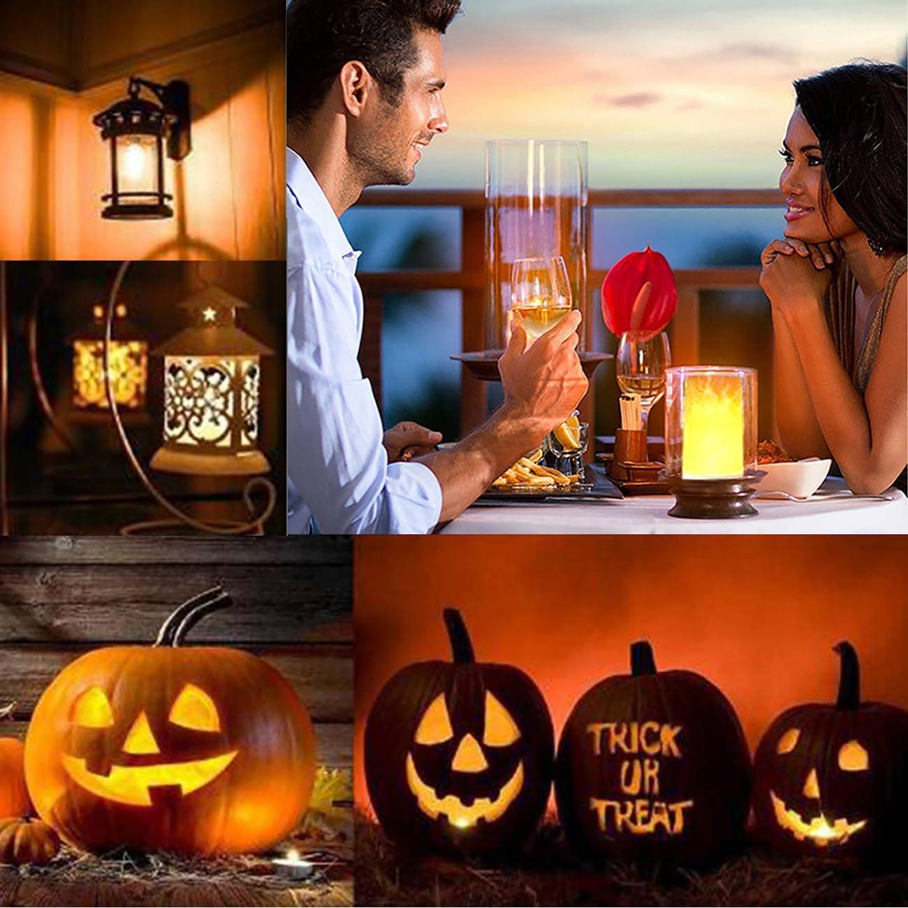 Lámpara LED Efecto Llama LOVUMMOR con Control Remoto y USB