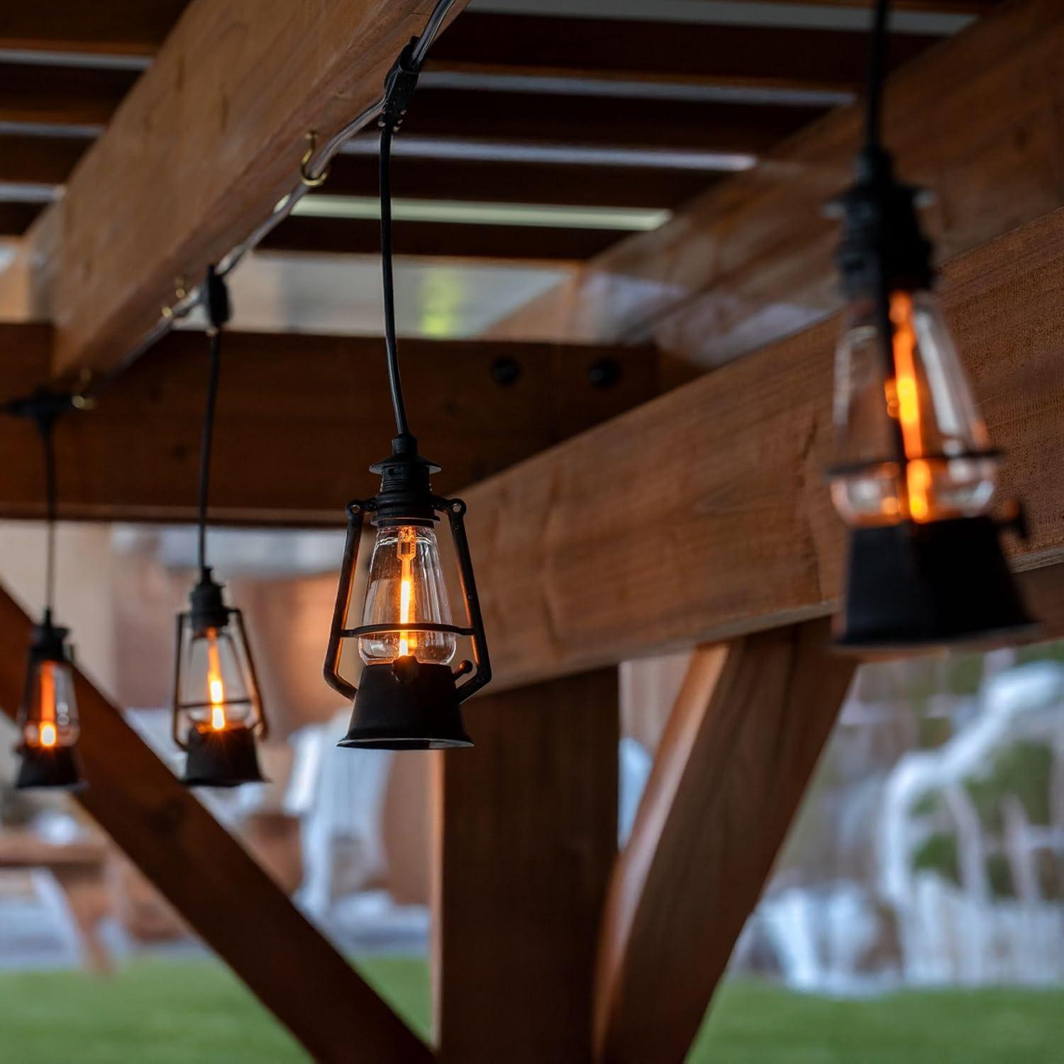 Juego de Luces LED Parpadeantes Festive Living 10 Bombillas 6.1m