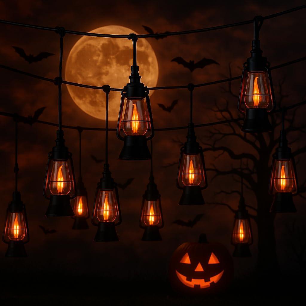 Juego de Luces LED Parpadeantes Festive Living 10 Bombillas 6.1m