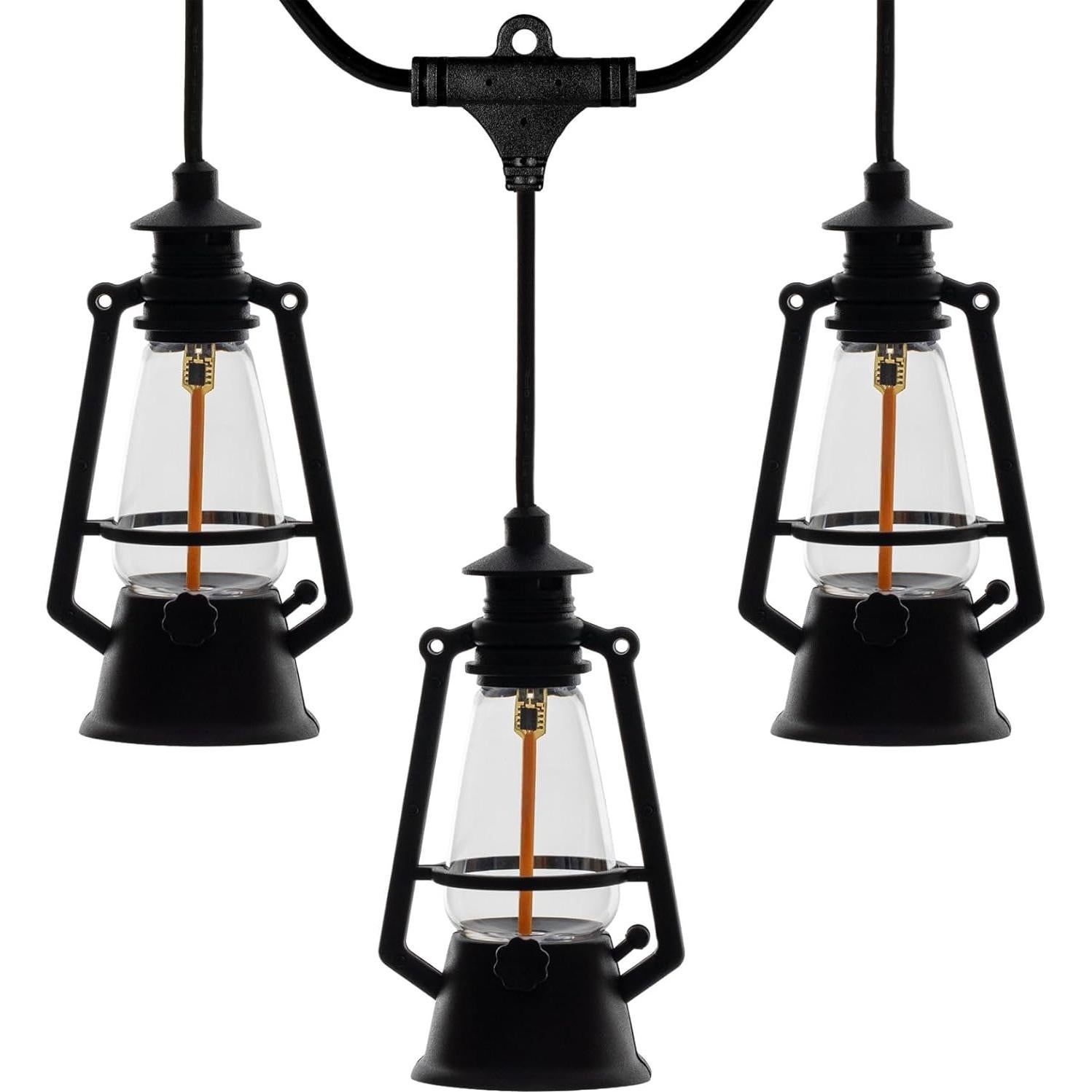 Juego de Luces LED Parpadeantes Festive Living 10 Bombillas 6.1m