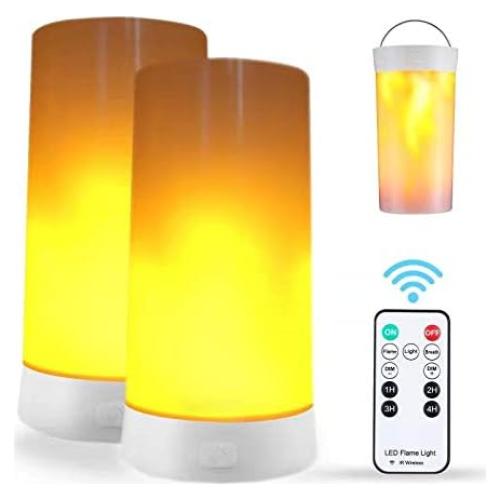 Luz de Llama LED Recargable DI MORE con Control Remoto