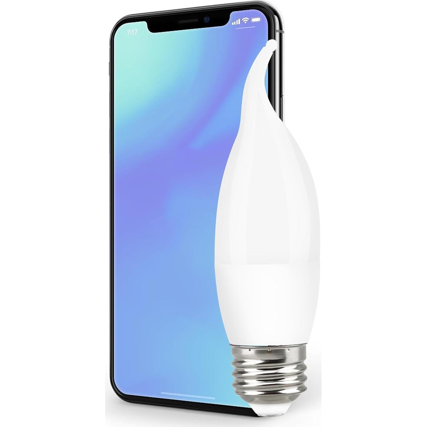 Bombillas LED E26 Bestview Efecto Llama 2 Piezas 13 cm