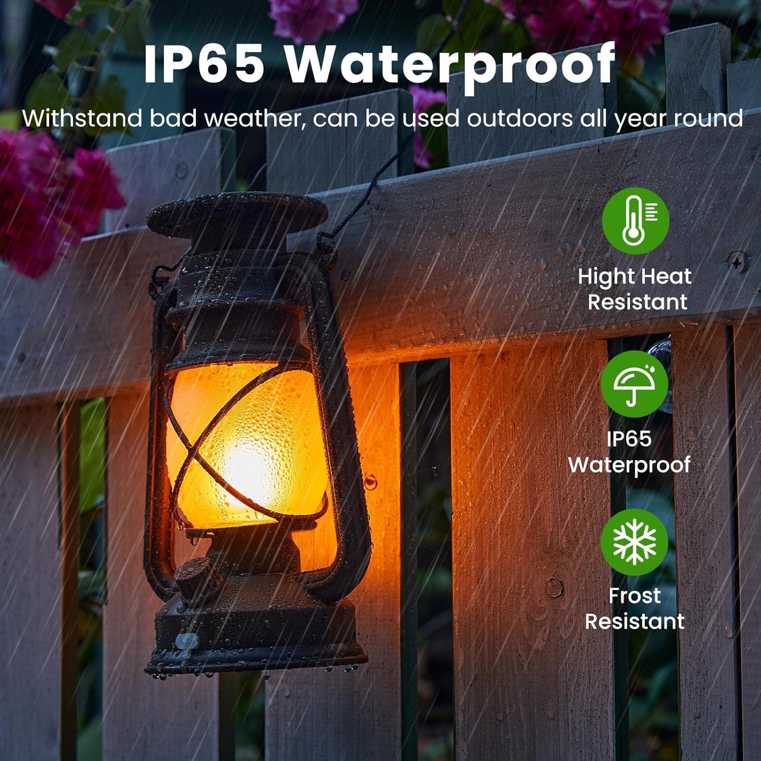 Lámparas Solares KOOPER Vintage Colgantes 2 Pzs Impermeables