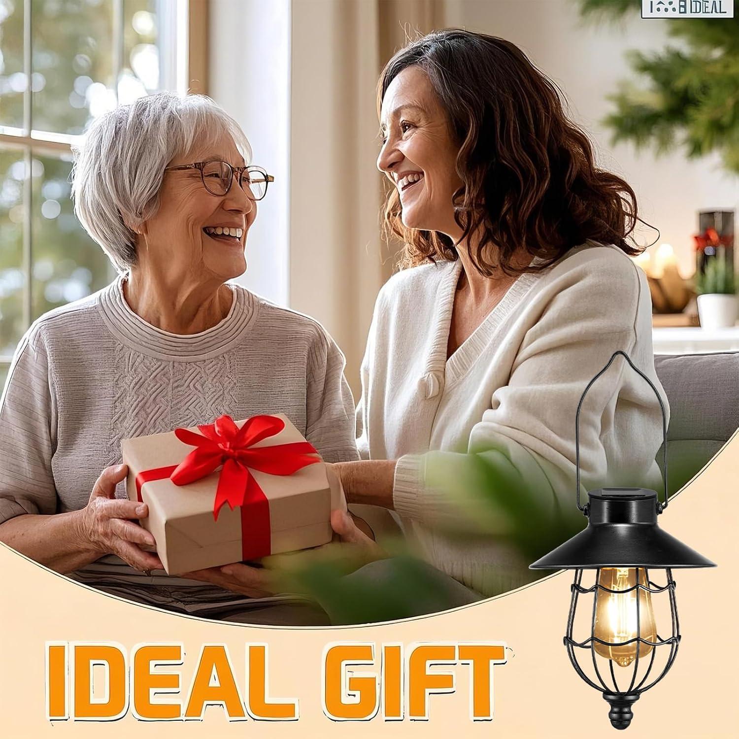 Linterna Solar Colgante Pearlstar Vintage Metal 80cm IP44