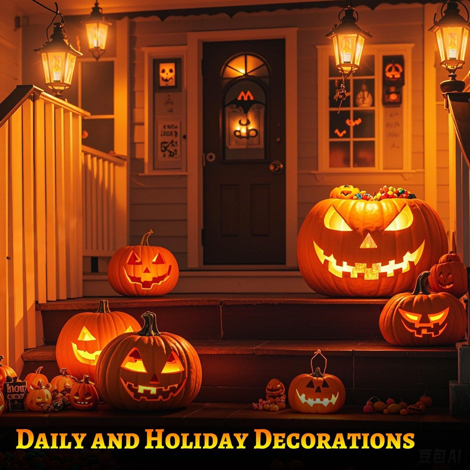 Bombillas LED de Llama HoogaLife E26 - 2 Paquete Efecto Cálido