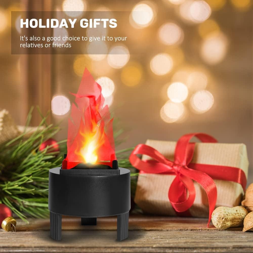 Luz de Llama LED Giveme5 3D Efecto Fuego 10cm para Decoración