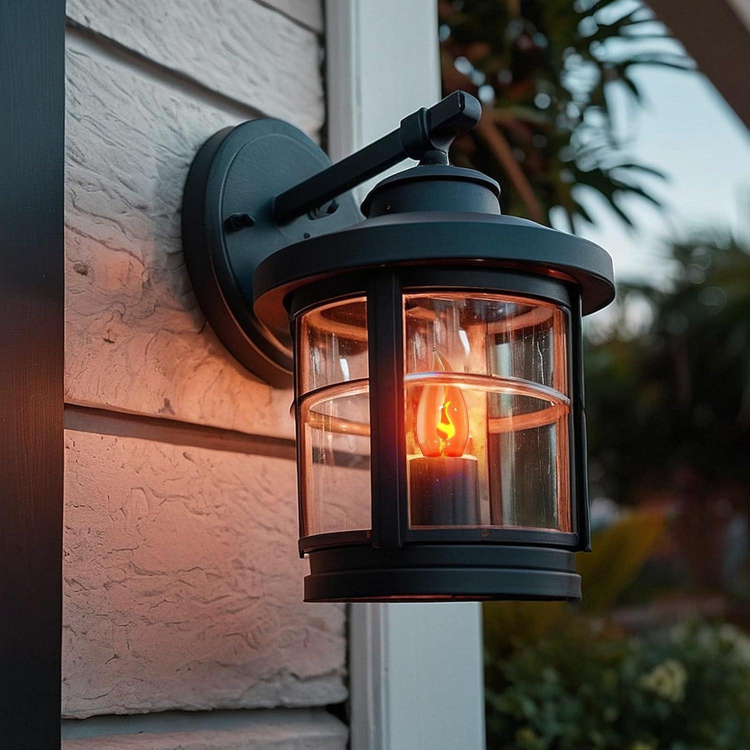 Bombillas de Luz de Llama LED Hompavo E26 - Paquete de 6