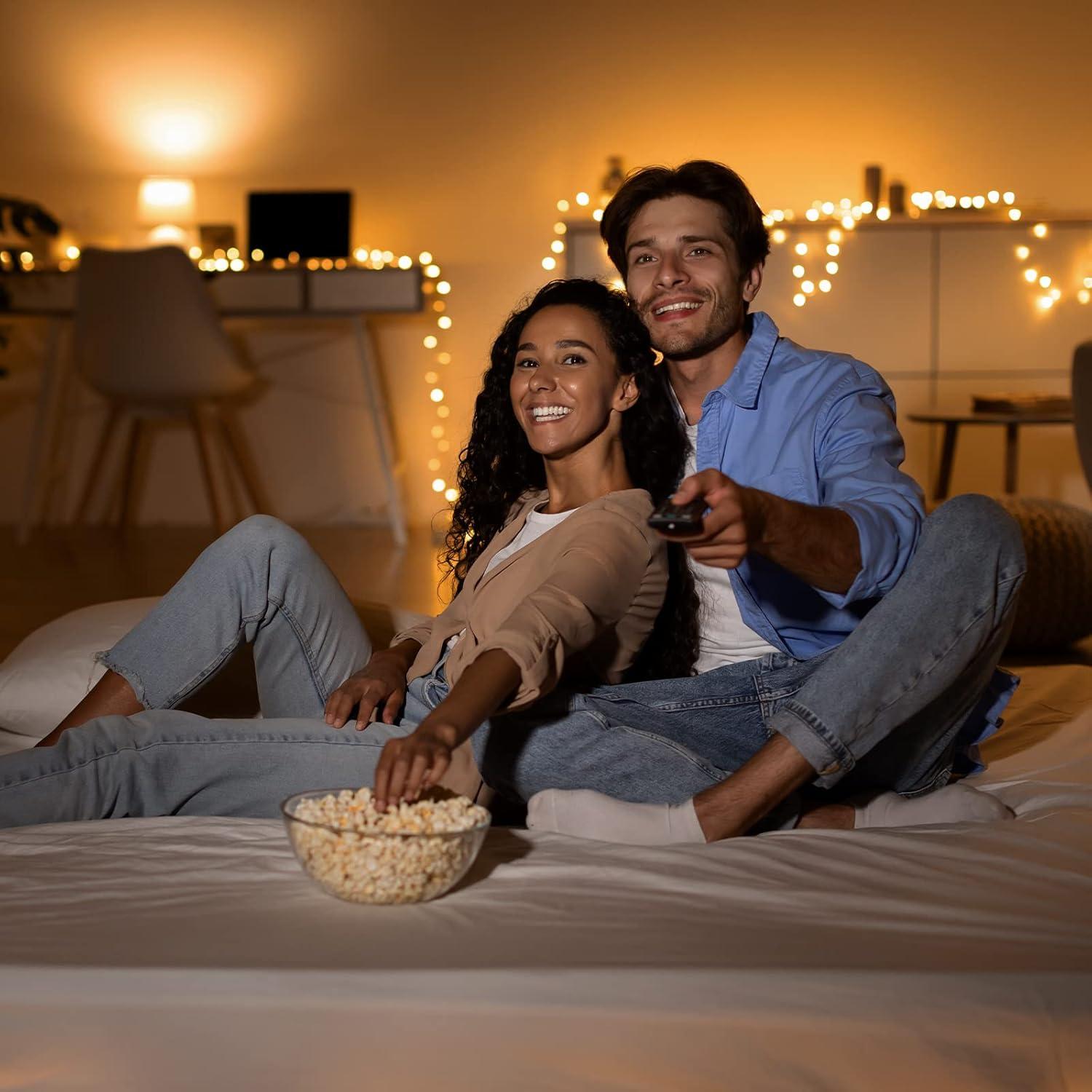 Bombillas LED de Llama Morsatie E26, Paquete de 4, Efecto Fuego