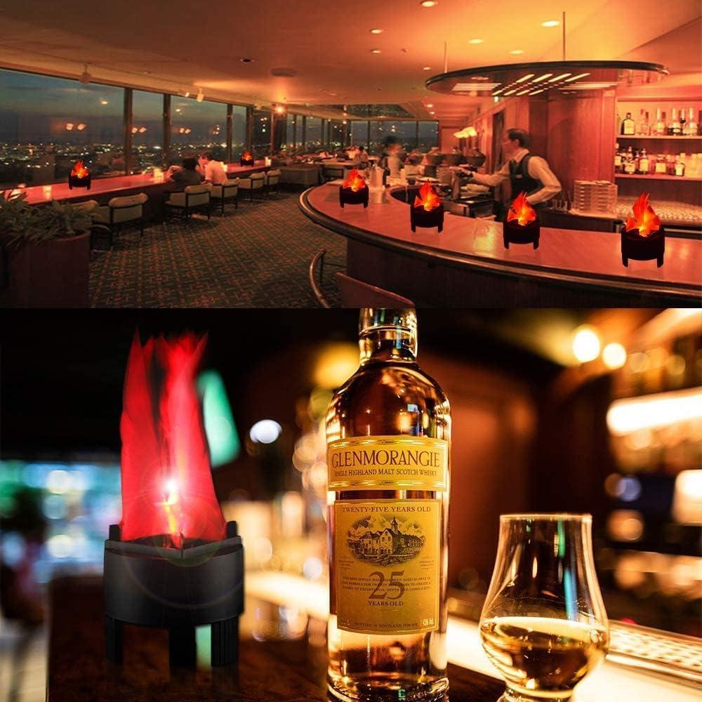 Lámpara de Llama Falsa 3D TOPCHANCES, Luz LED Decorativa 110V