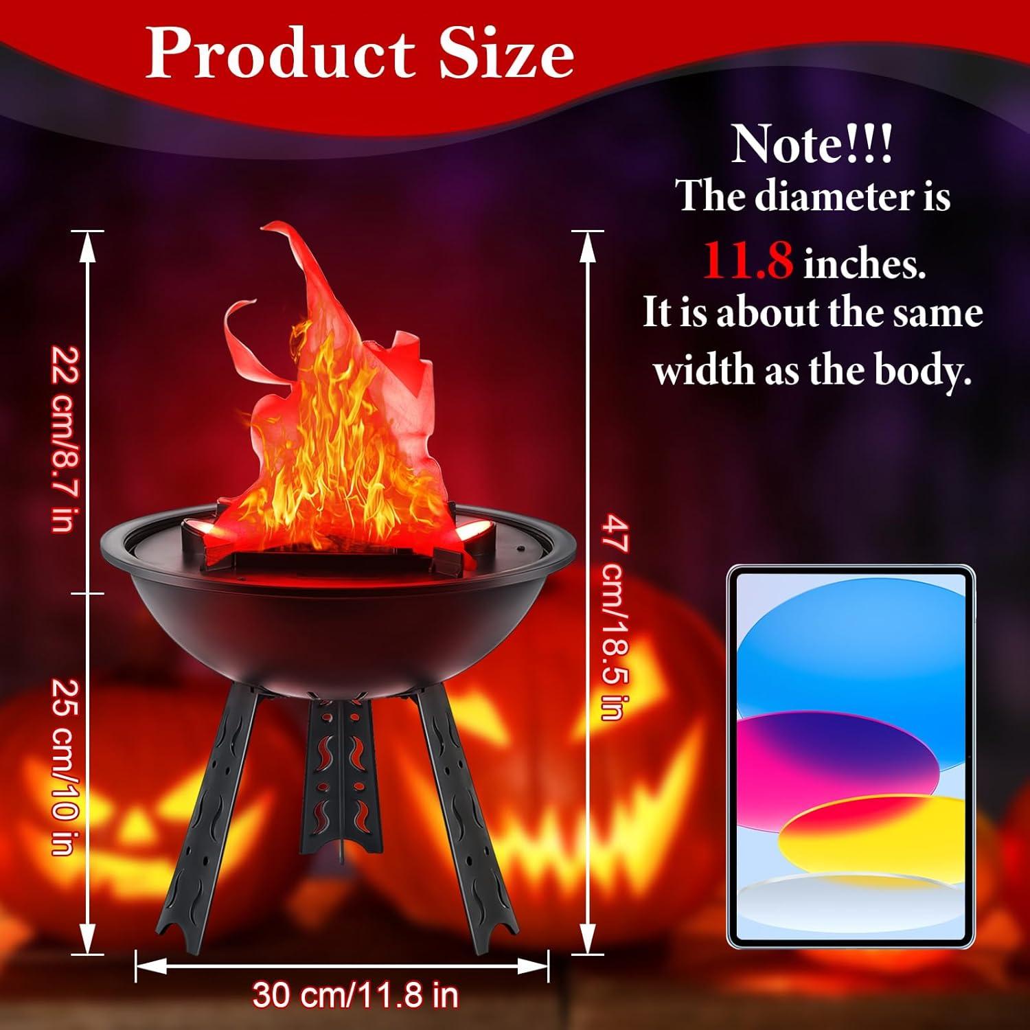 Lámpara de Efecto Llama Falsa LED 3D Globalstore 25cm