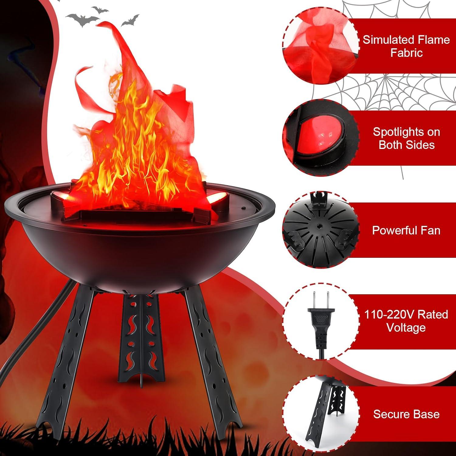 Lámpara de Efecto Llama Falsa LED 3D Globalstore 25cm