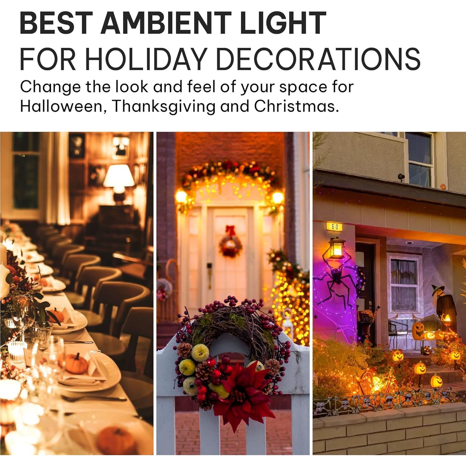 Bombillas LED E26/E27 Hudson - Efecto Llama Naranja 3W - Paquete de 2