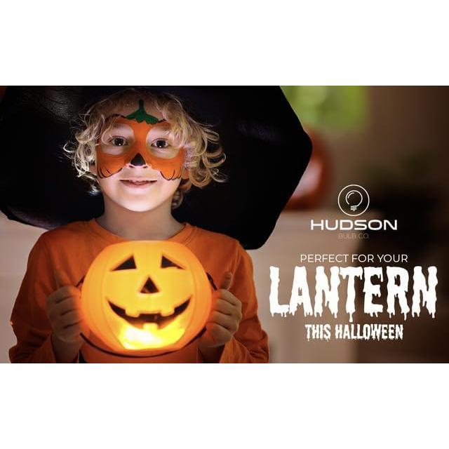 Bombillas LED E26/E27 Hudson - Efecto Llama Naranja 3W - Paquete de 2