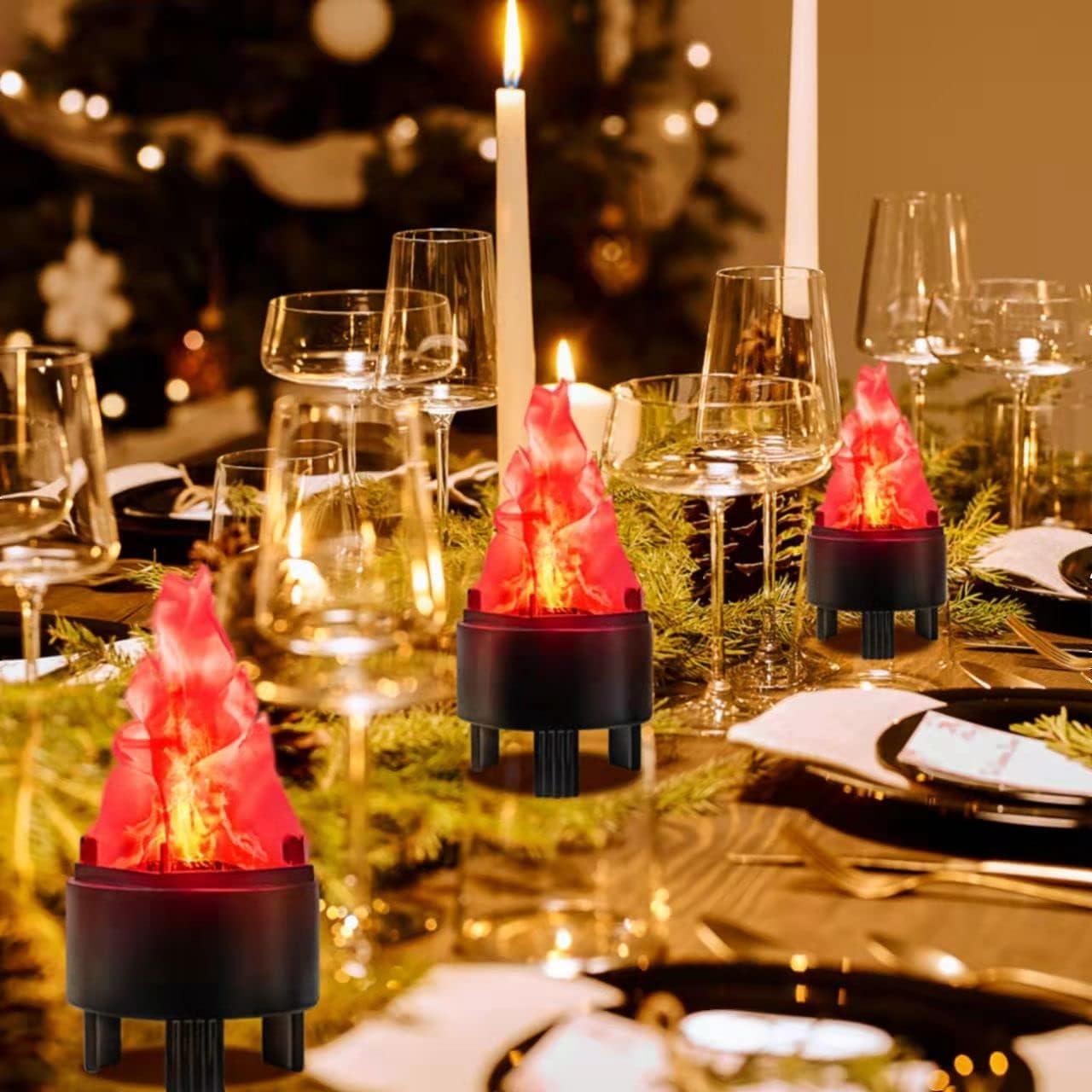 Lámpara de Llama LED 3D WVIOUOPU - Efecto Fuego Simulado