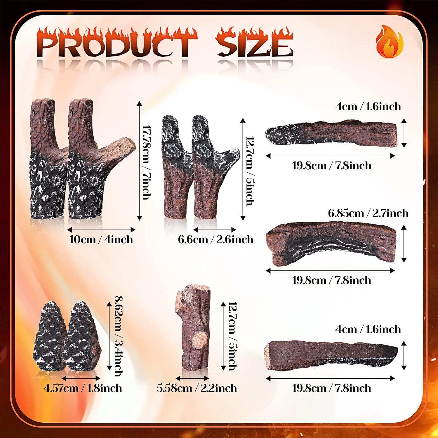 Lámpara Nocturna LED 3D Sawysine con Efecto Llama Falsa