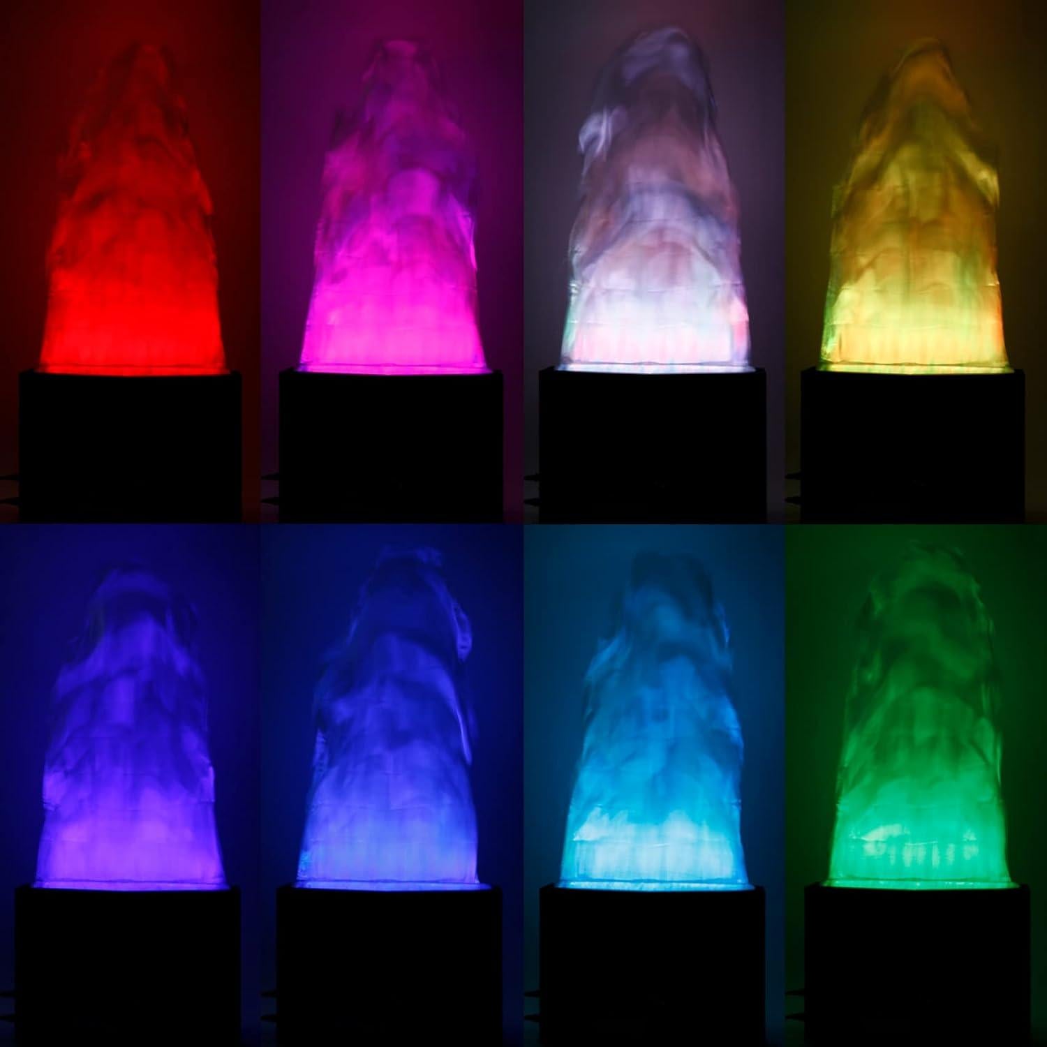 Lámpara de Fuego Artificial TCFUNDY 24 LED RGB 1.2m DMX