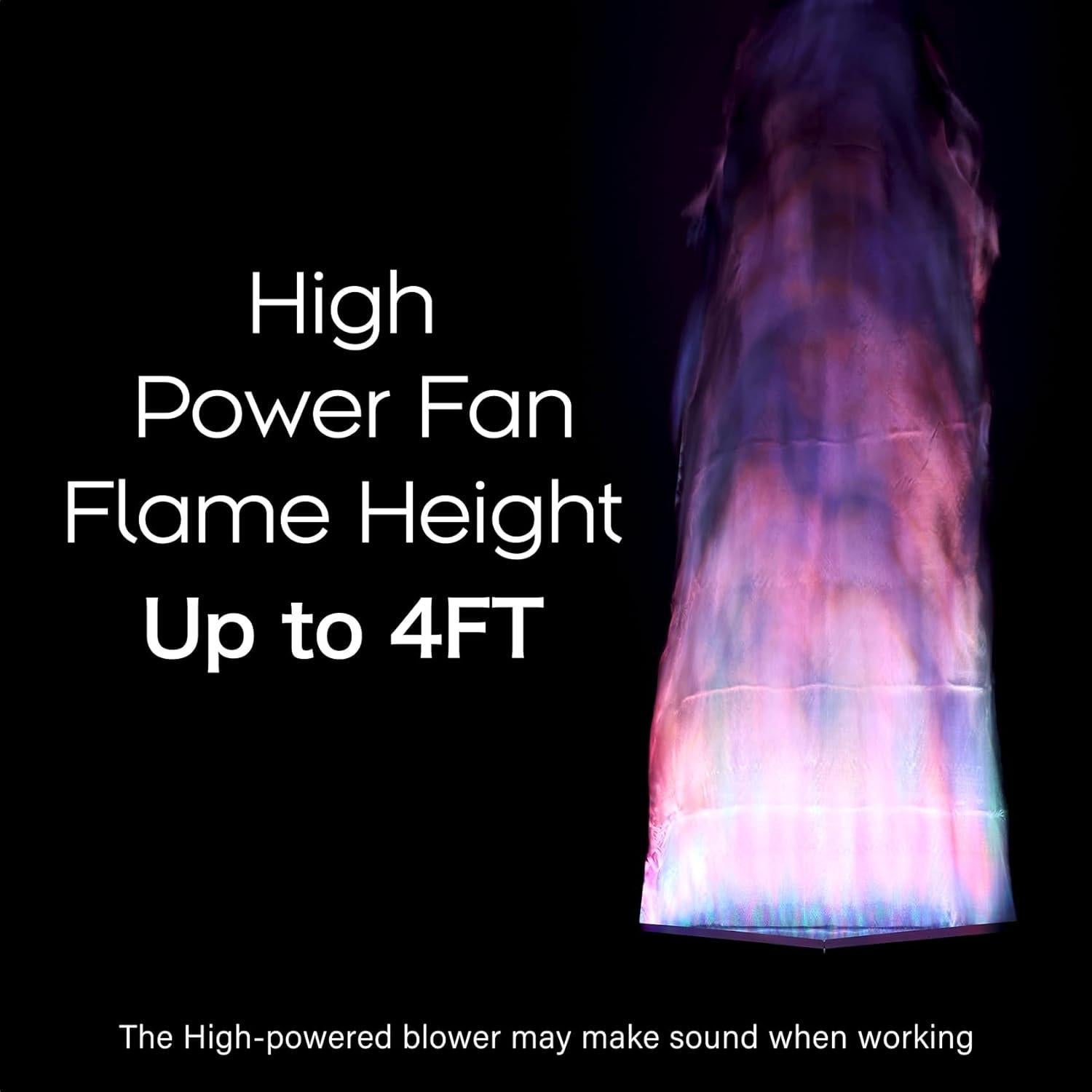 Lámpara de Fuego Artificial TCFUNDY 24 LED RGB 1.2m DMX