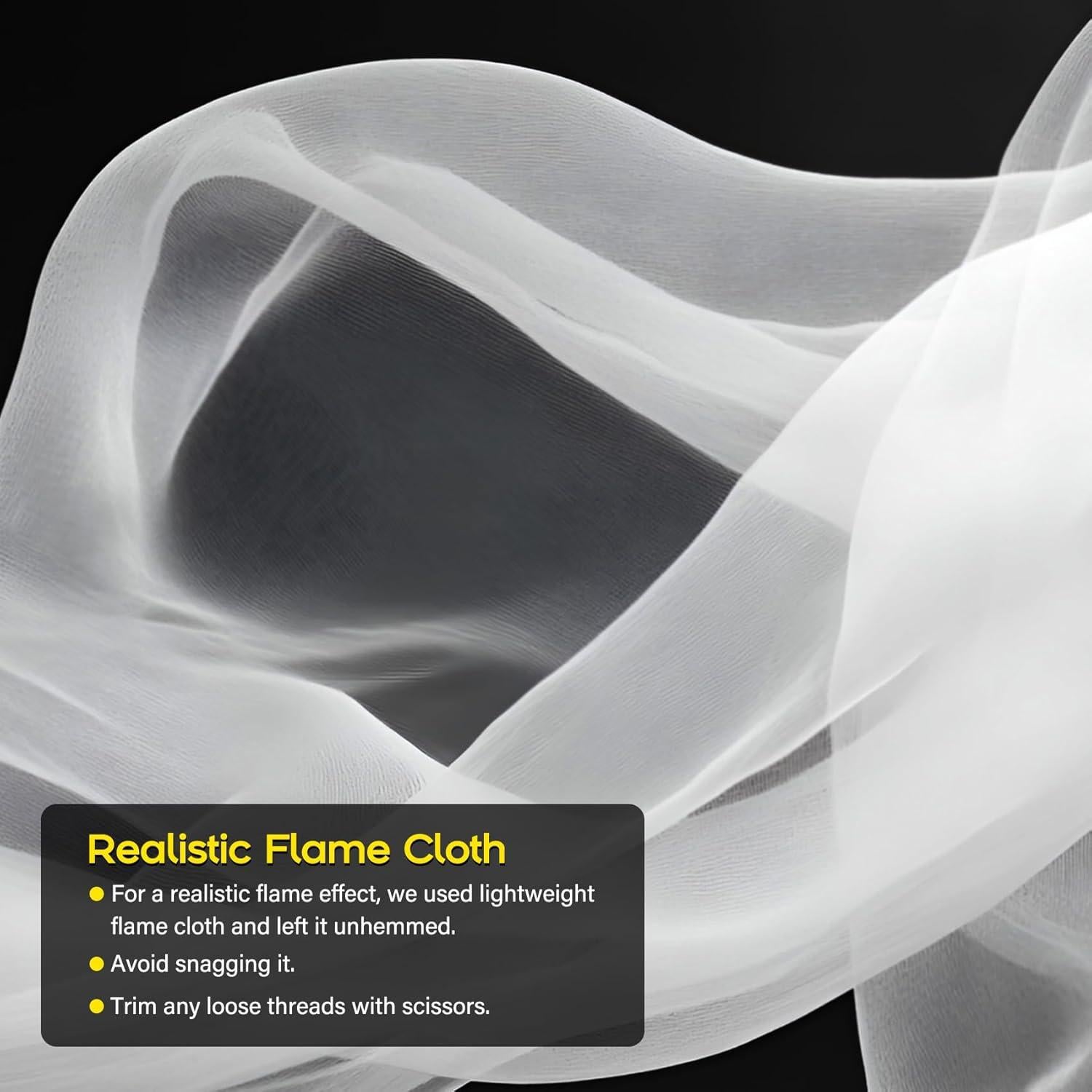 Lámpara de Fuego Artificial TCFUNDY 24 LED RGB 1.2m DMX