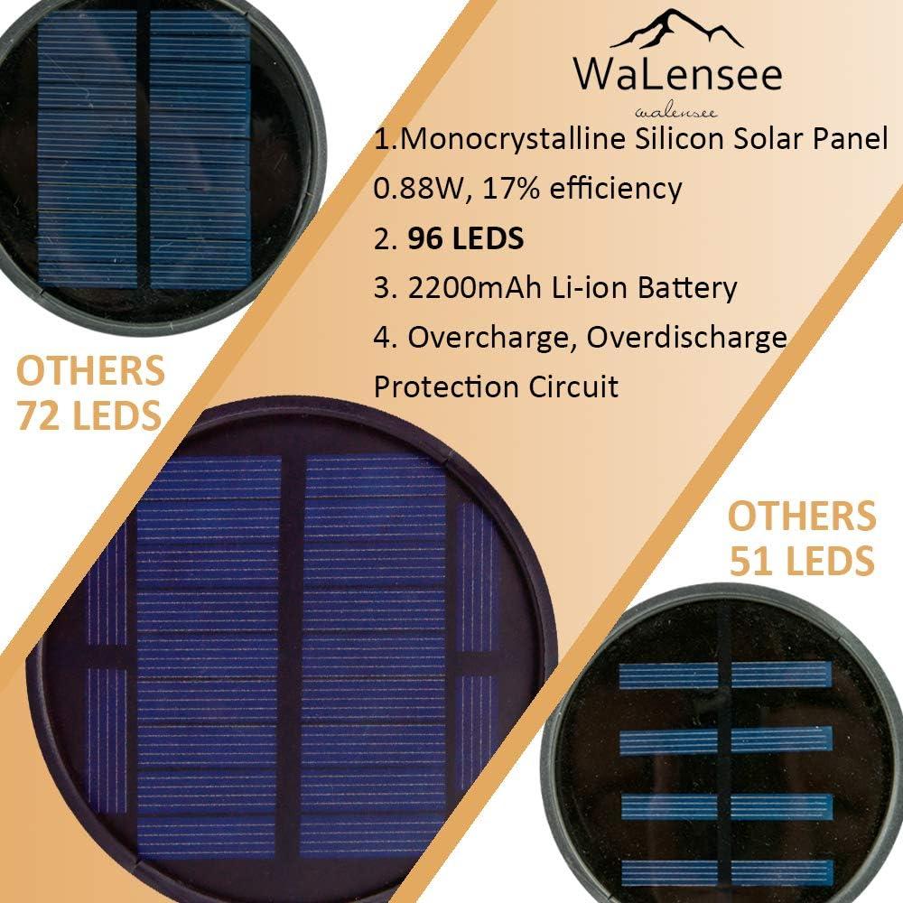 Luces Solares de Antorcha Walensee 96 LED IP65 109 cm 6 Pack