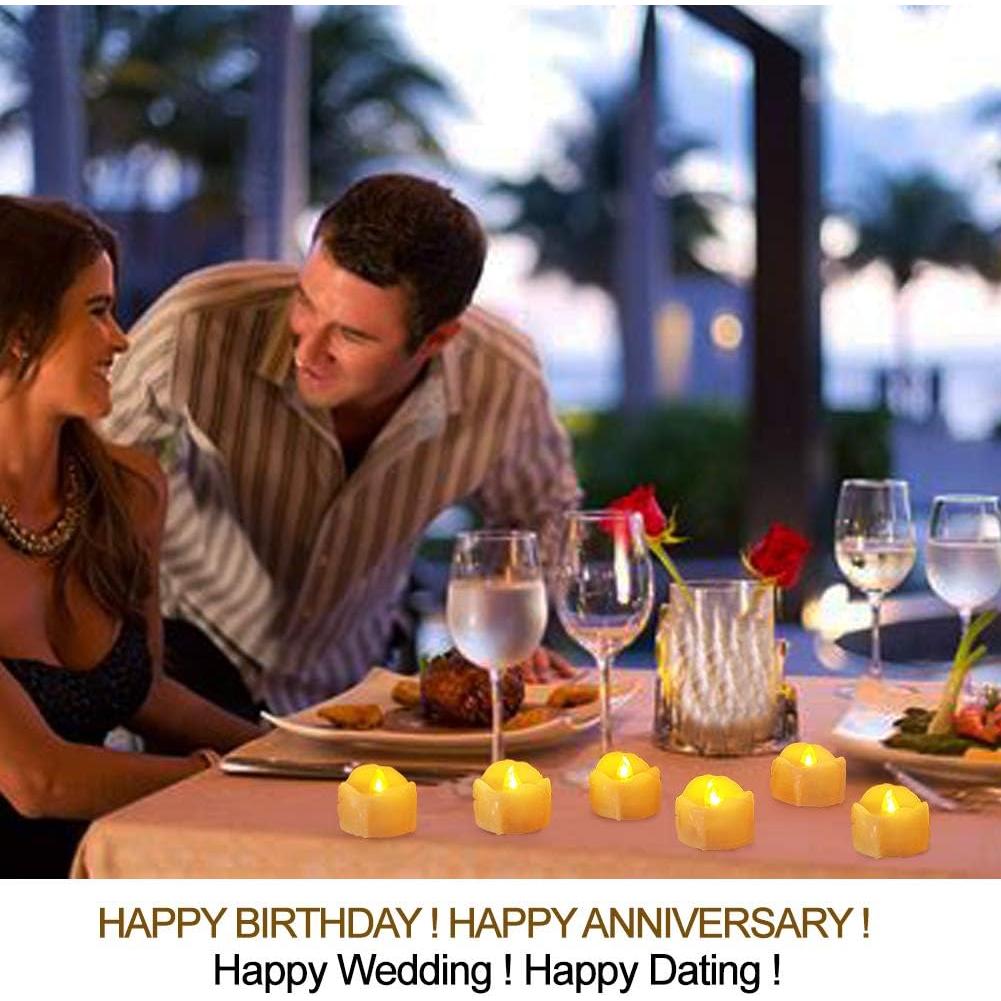 Juego de 24 Velas Votivas LED HOME MOST con Control Remoto