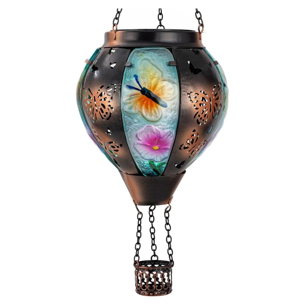 Lámpara Solar Colgante DREAMSOUL Mariposa 46cm para Jardín