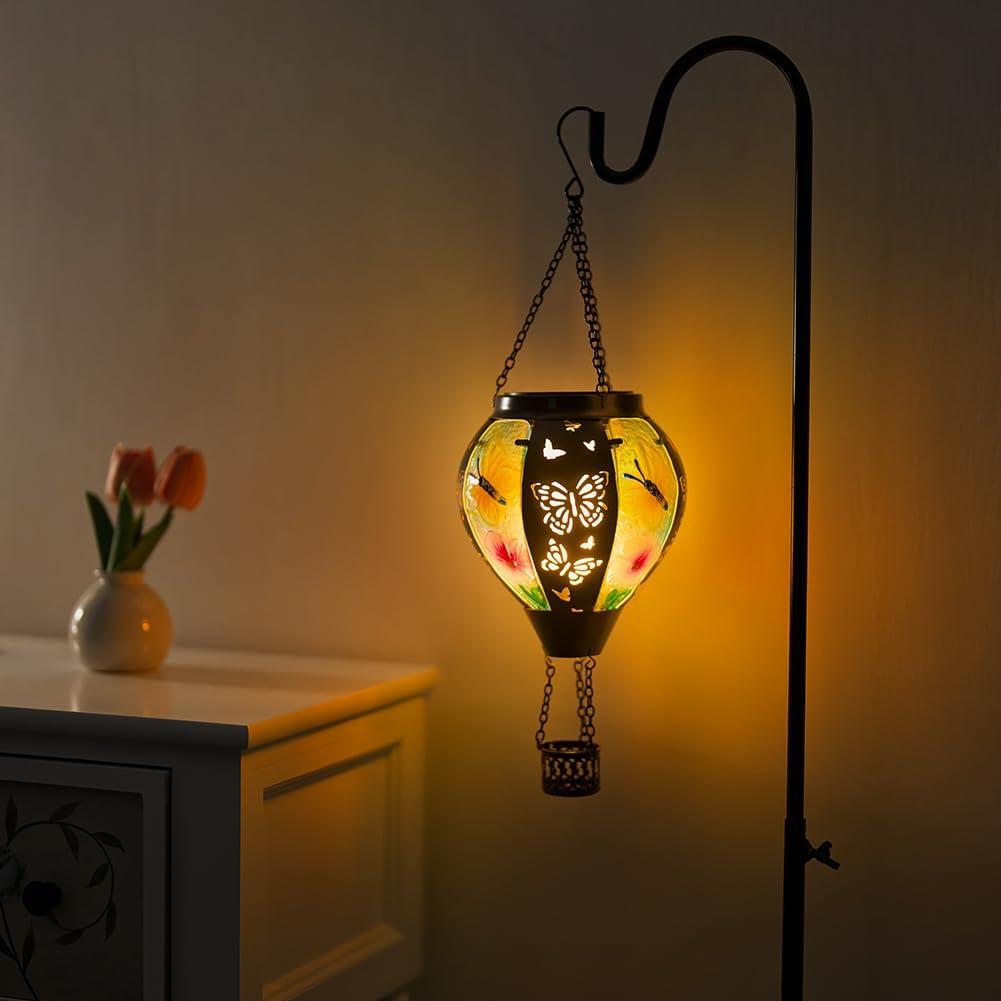 Lámpara Solar Colgante DREAMSOUL Mariposa 46cm para Jardín