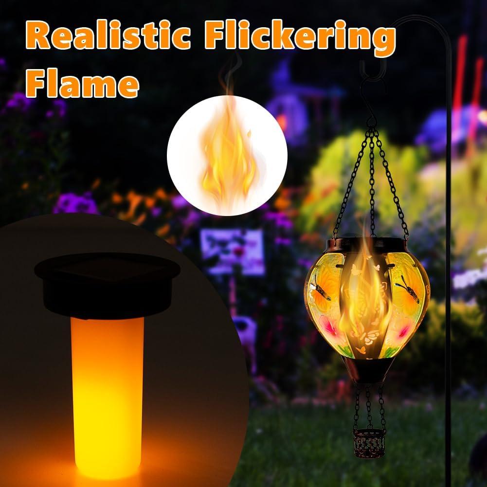 Lámpara Solar Colgante DREAMSOUL Mariposa 46cm para Jardín