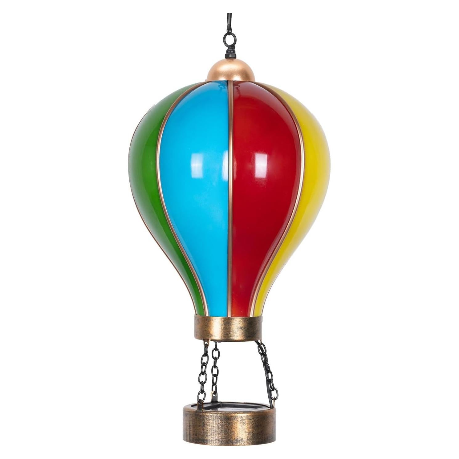 Luces Solares de Globo Aerostático QX, 42 cm, Colorido