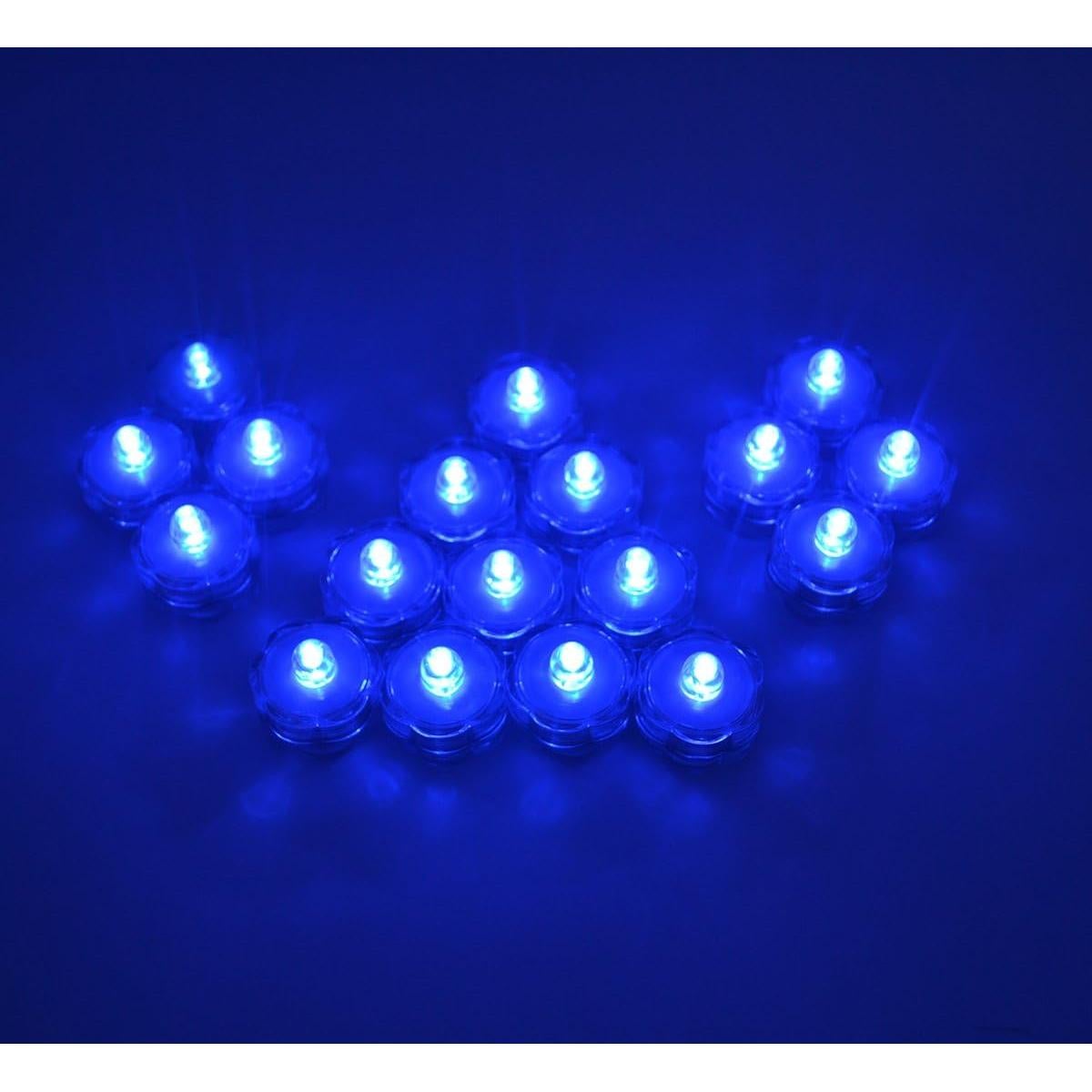 Luces LED Sumergibles Samyo 36 Pcs Azul para Bodas