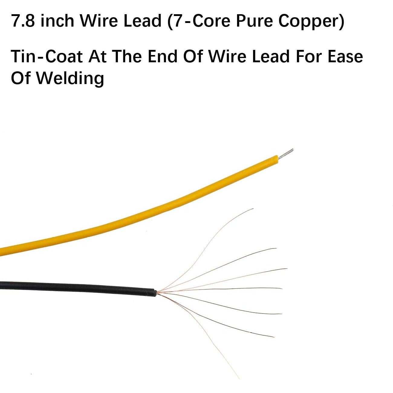 30 Luces LED Azules Parpadeantes 3mm EDGELEC 12V Pre Cableadas
