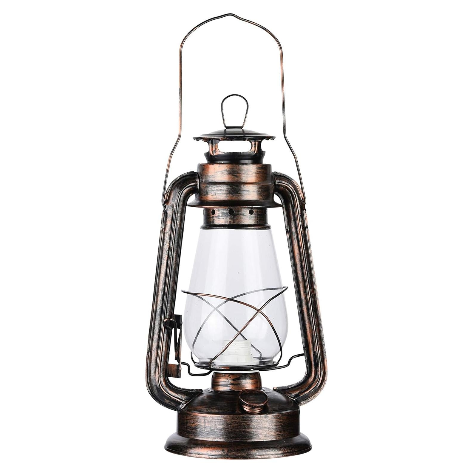 Lámpara de Aceite Eléctrica Vintage 12Vmonster con LED Edison