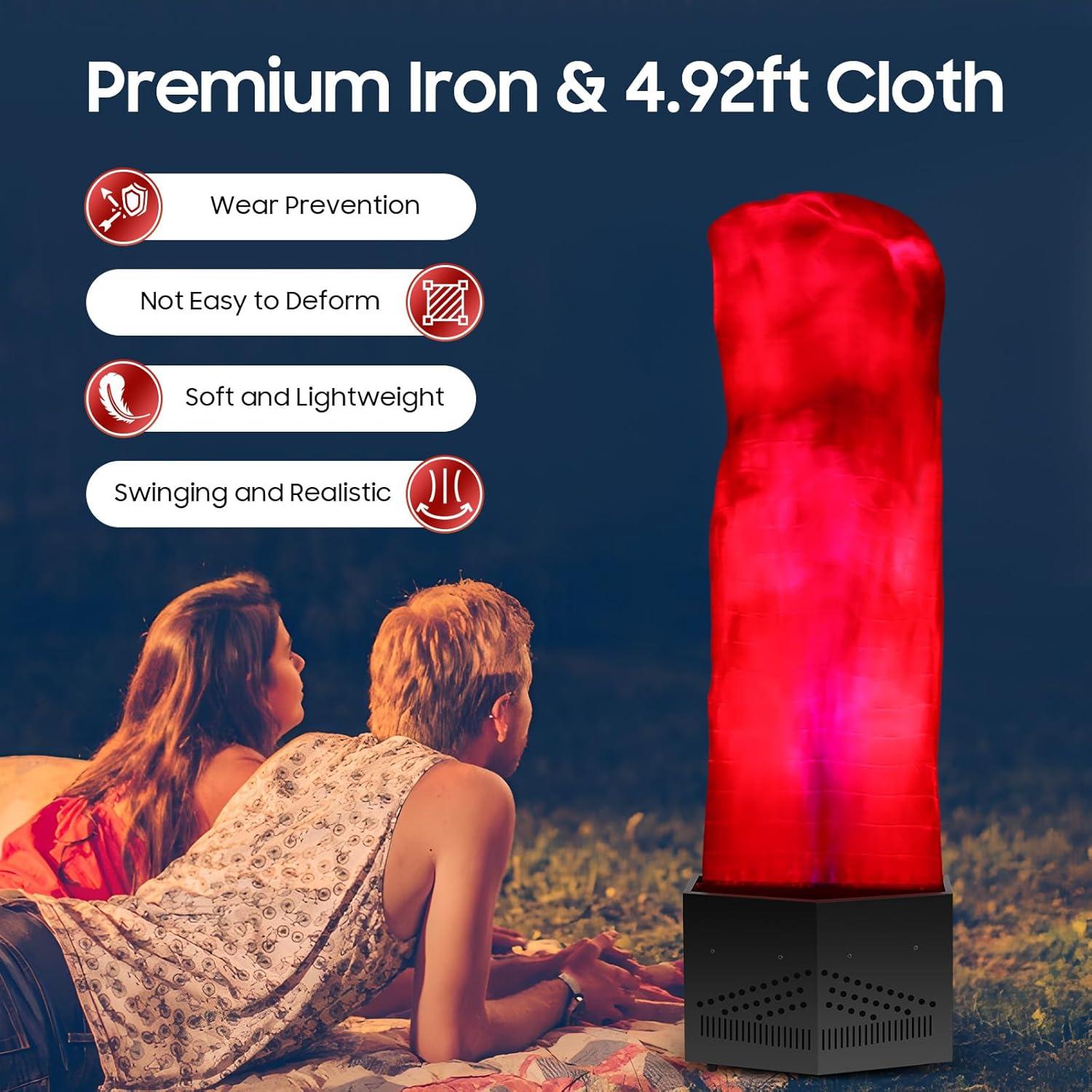 Lámpara de Fogata Eléctrica Goto7 110V 24LED 1.5M Decorativa