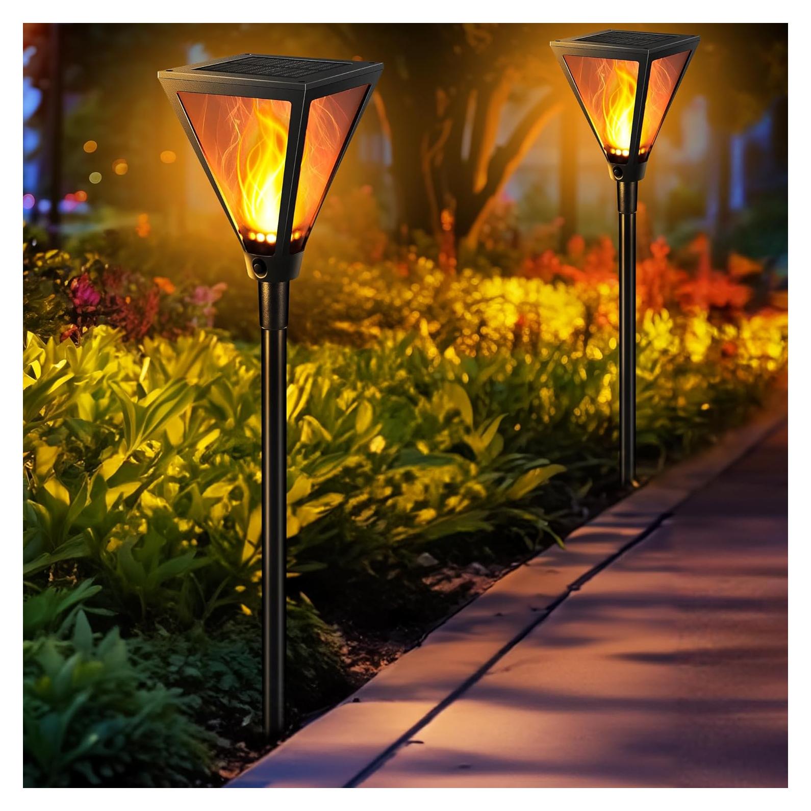 Linternas de Antorcha Solar iBaycon 71 cm 2 Pack IP65