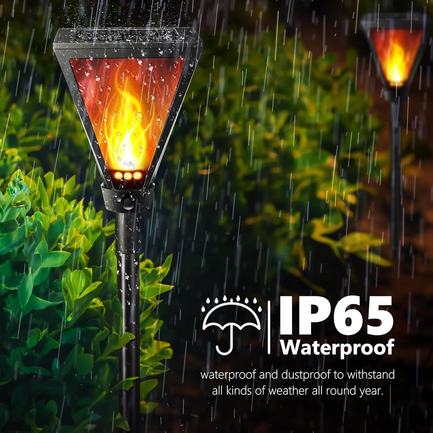 Linternas de Antorcha Solar iBaycon 71 cm 2 Pack IP65